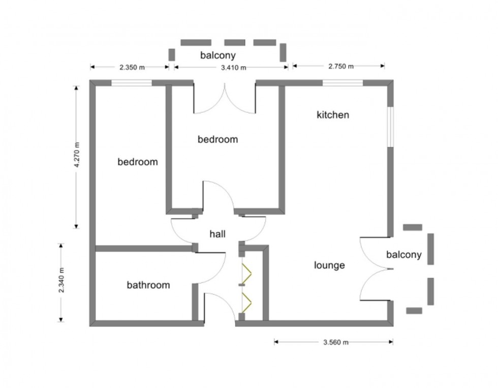 Floorplan for Mormet Court, Croft Close, Two Gates, Tamworth