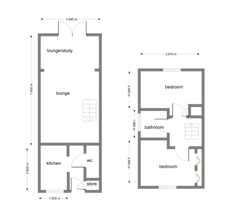 Floorplan for Jubilee Close, Meriden