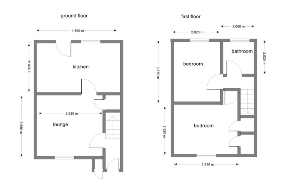 Floorplan for Aintree Grove, Shard End