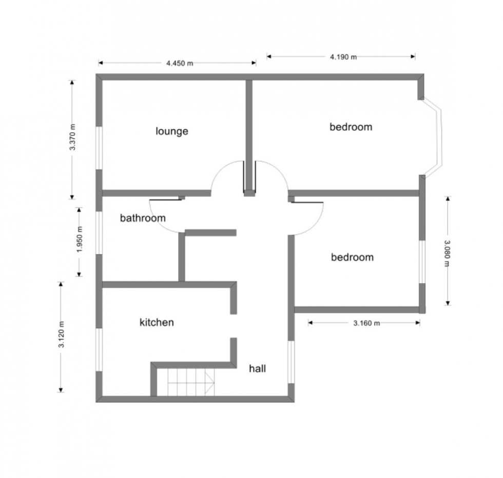 Floorplan for Long Leys Croft, Water Orton, Birmingham