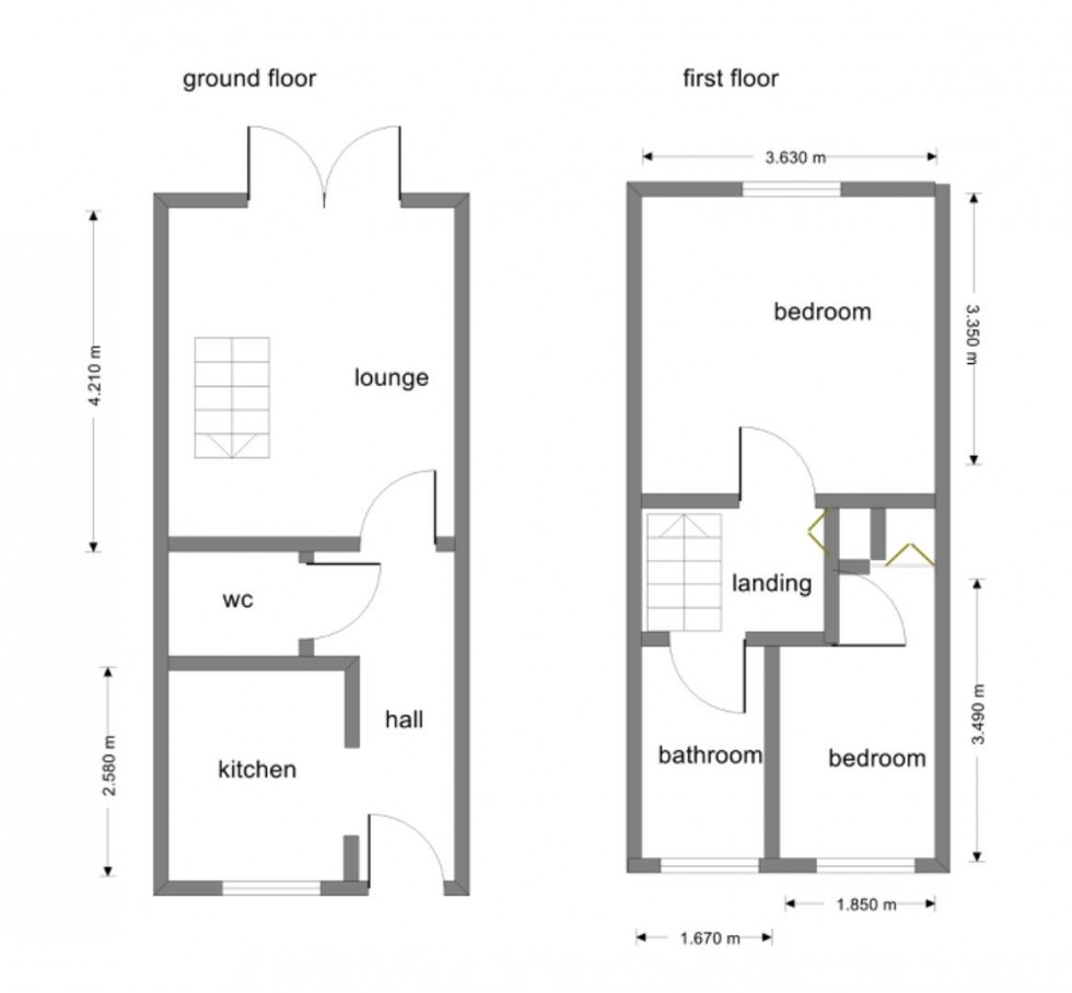 Floorplan for Meadow Way, Tamworth