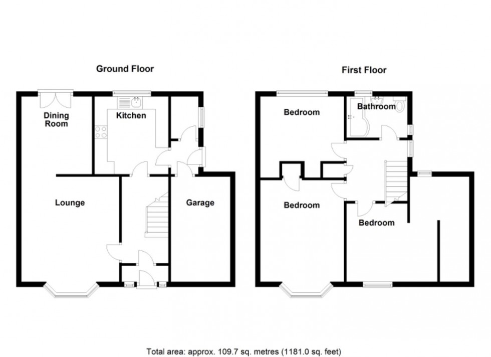 Floorplan for Windsor Road, Castle Bromwich, Birmingham