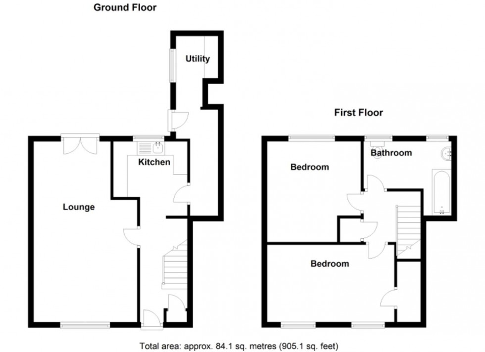 Floorplan for Thistledown Road, Shard End, Birmingham