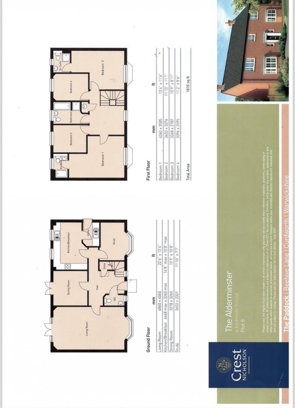 Floorplan for The Paddock, Curdworth, Sutton Coldfield