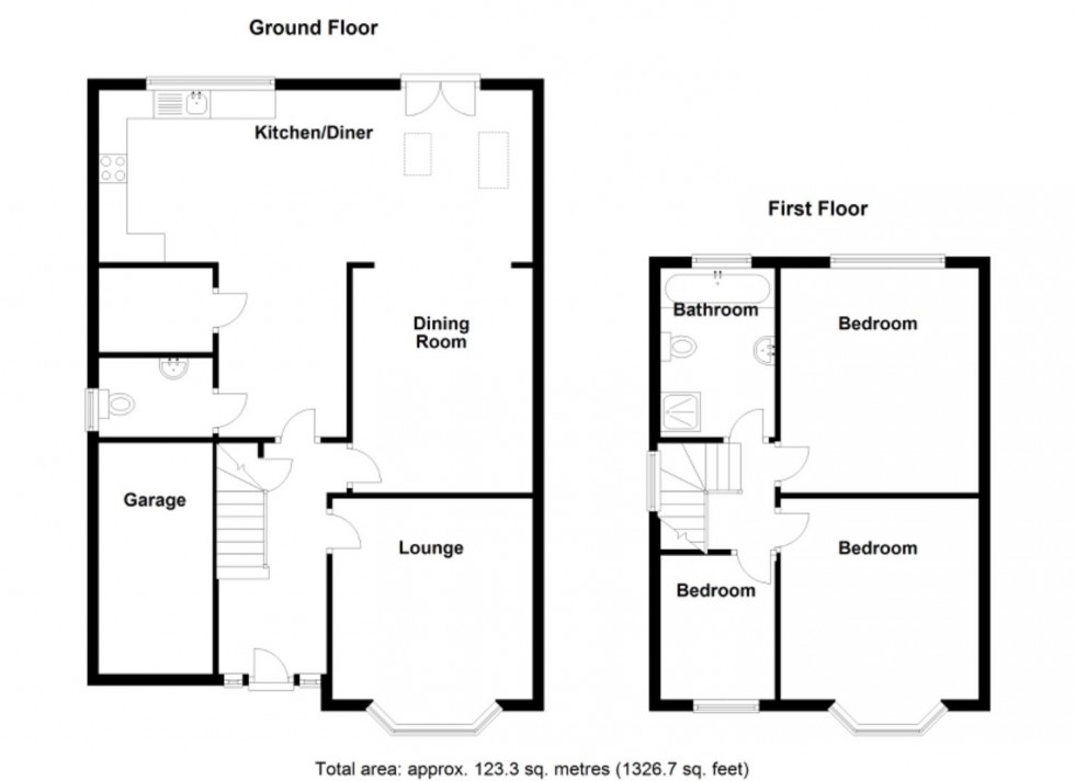 Floorplan for Coleshill Road, Sutton Coldfield