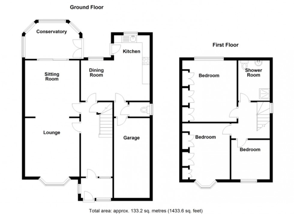 Floorplan for Coleshill Road, Marston Green, Birmingham