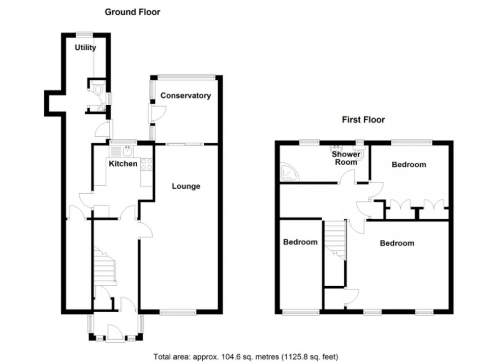 Floorplan for Thistledown Road, Shard End, Birmingham