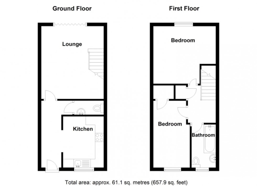 Floorplan for Tame Avenue, Smiths Wood, Birmingham