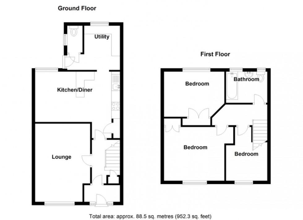 Floorplan for Sheldon Heath Road, Birmingham