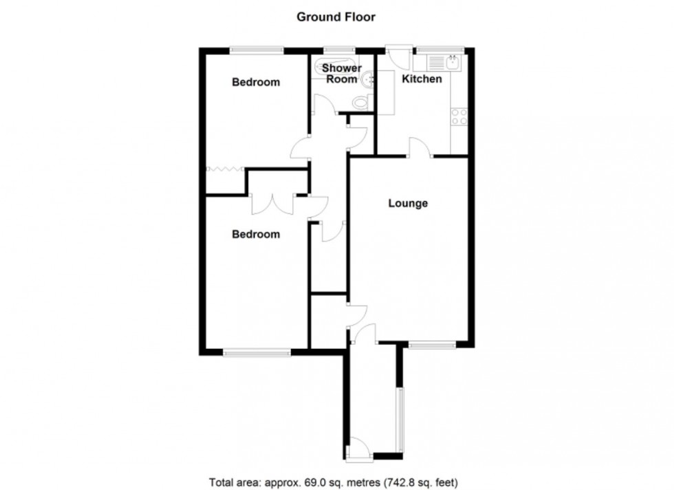 Floorplan for Croy Drive, Castle Vale, Birmingham