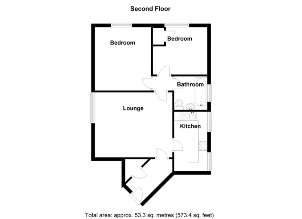 Floorplan for Orton Close, Water Orton, Birmingham