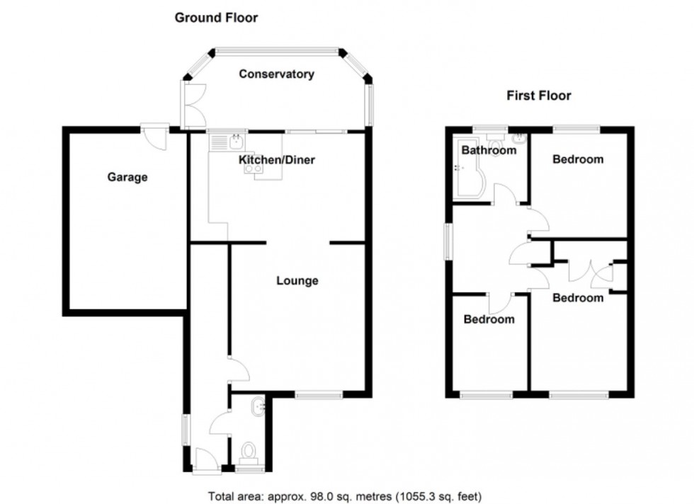 Floorplan for Middle Leaford, Stechford, Birmingham