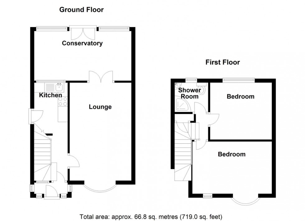 Floorplan for Gilbertstone Avenue, Yardley, Birmingham