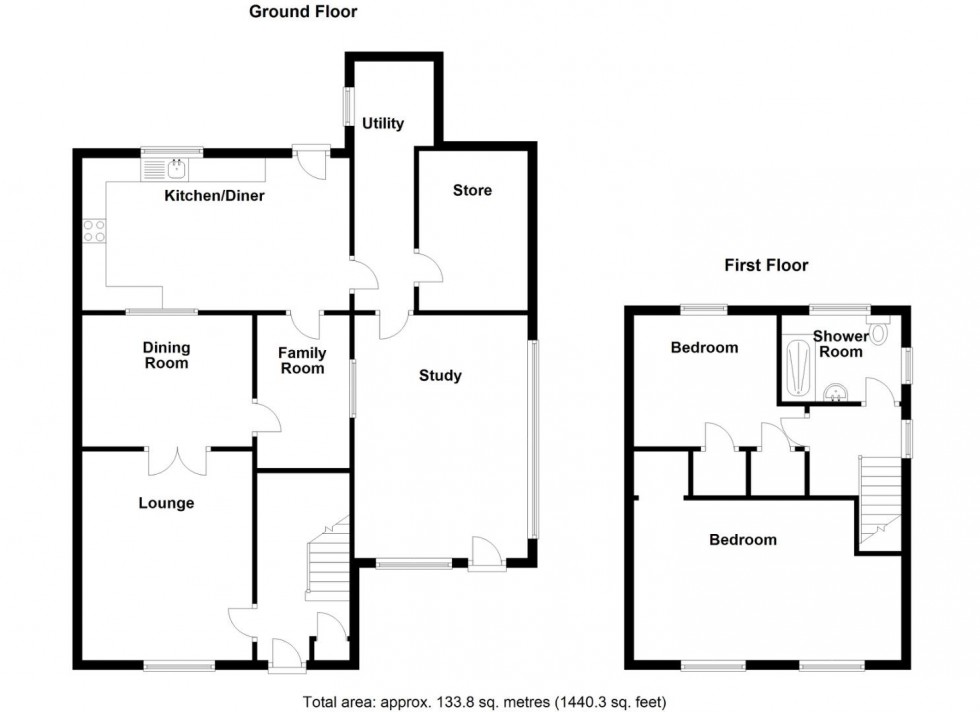 Floorplan for Greenvale Avenue, Birmingham