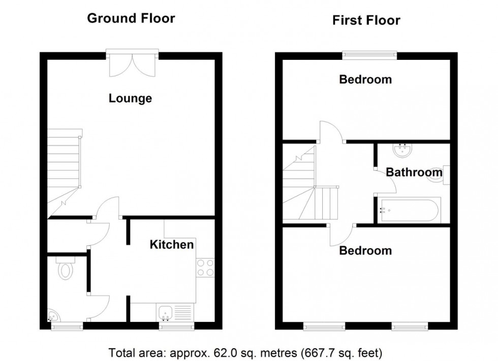 Floorplan for Cole Way, Shard End, Birmingham