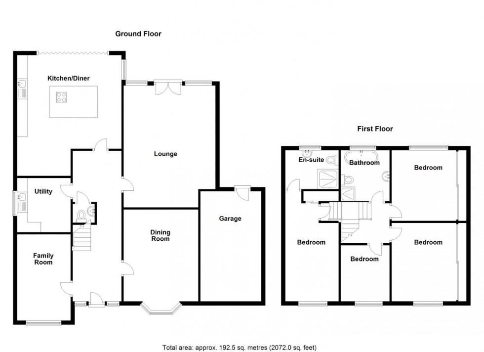 Floorplan for Vicarage Lane, Water Orton, Birmingham