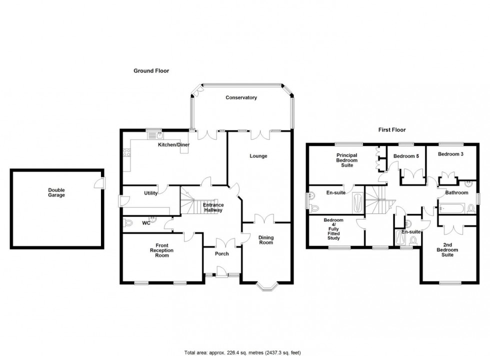 Floorplan for Maple Leaf Drive, Marston Green