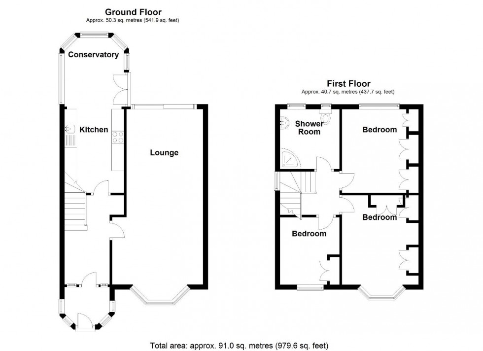 Floorplan for Whateley Crescent, Birmingham