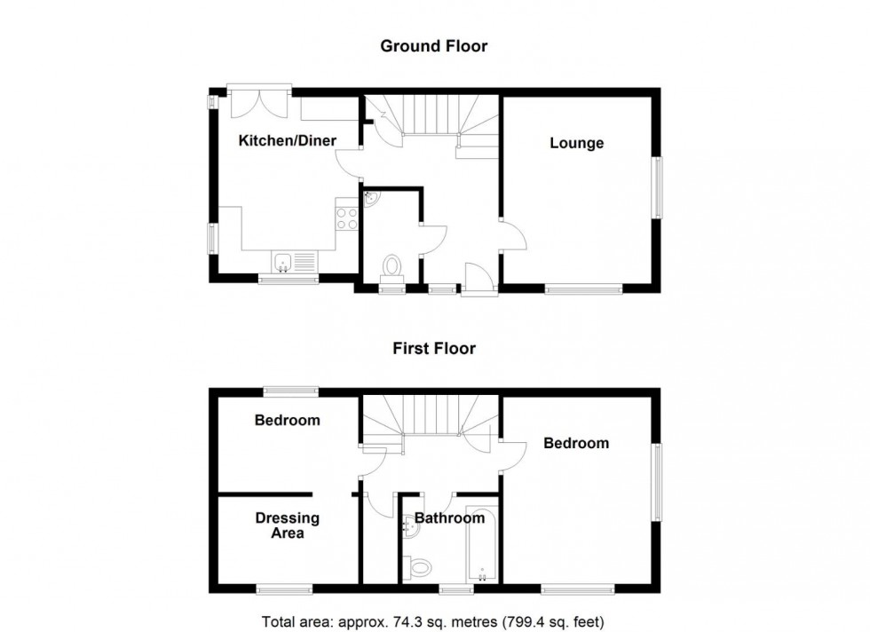 Floorplan for Platt Brook Way, Birmingham