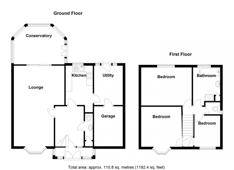 Floorplan for Ringmere Avenue, Castle Bromwich, Birmingham